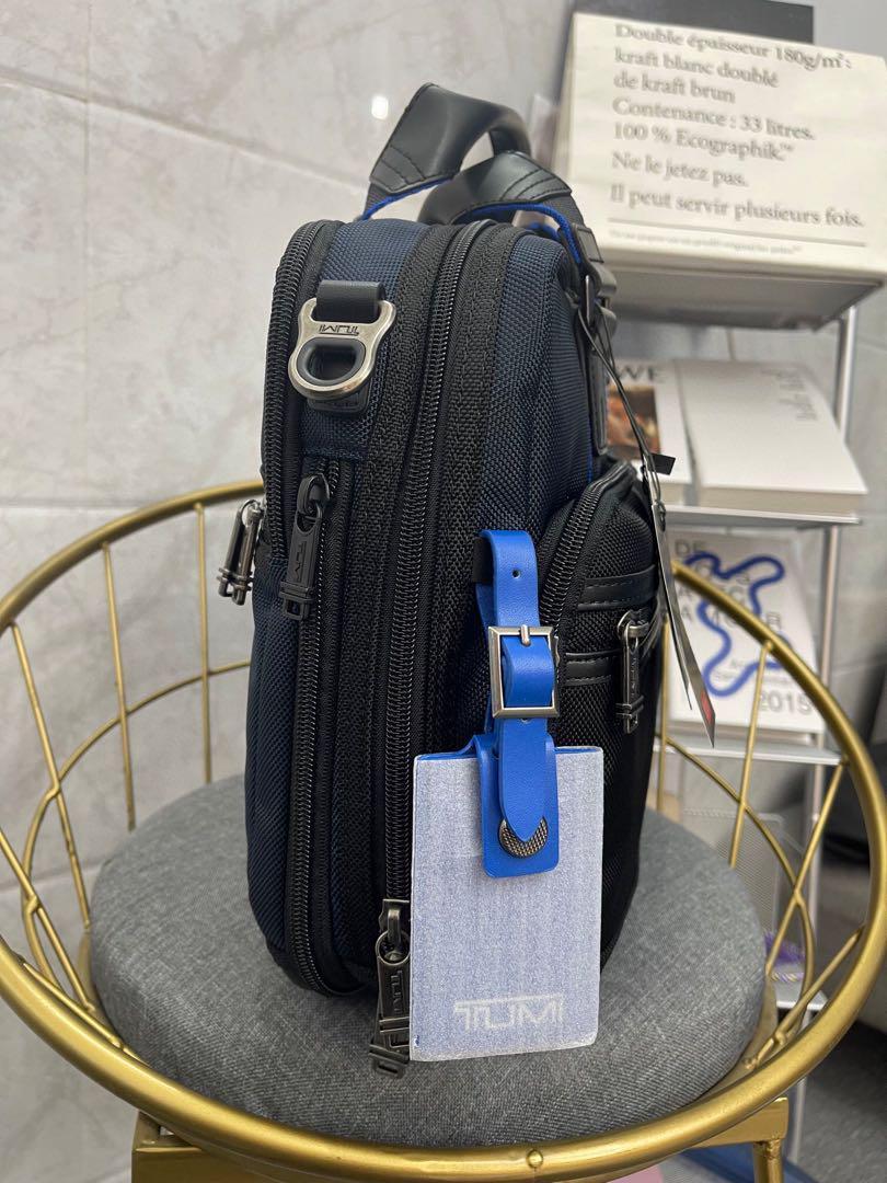TUMI メンズ ビジネス ブリーフケース ネイビーブルー 2223640