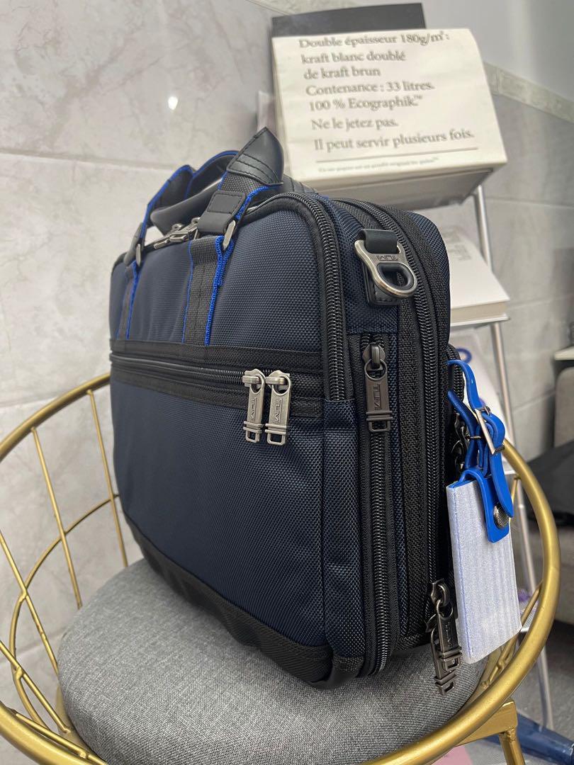 TUMI メンズ ビジネス ブリーフケース ネイビーブルー 2223640
