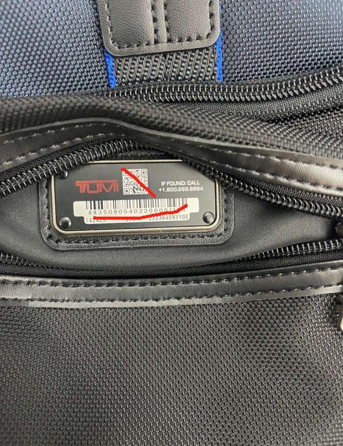 TUMI メンズ ビジネス ブリーフケース ネイビーブルー 2223640