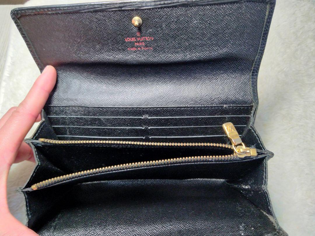 LOUIS VUITTON M61715/ポルト・フォイユ・サラ/エピ/ブラック
