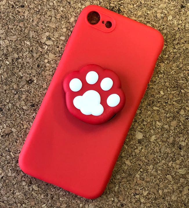 メルカリ リング付スマホケース Iphonese2 レッド 赤 オシャレ 可愛い 人気 Iphone用ケース 1 480 中古や未使用のフリマ