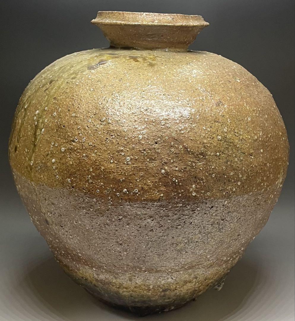 信楽焼　大壺　35cm 　落款あり　x81 信楽焼 大壺 35cm 落款あり x81