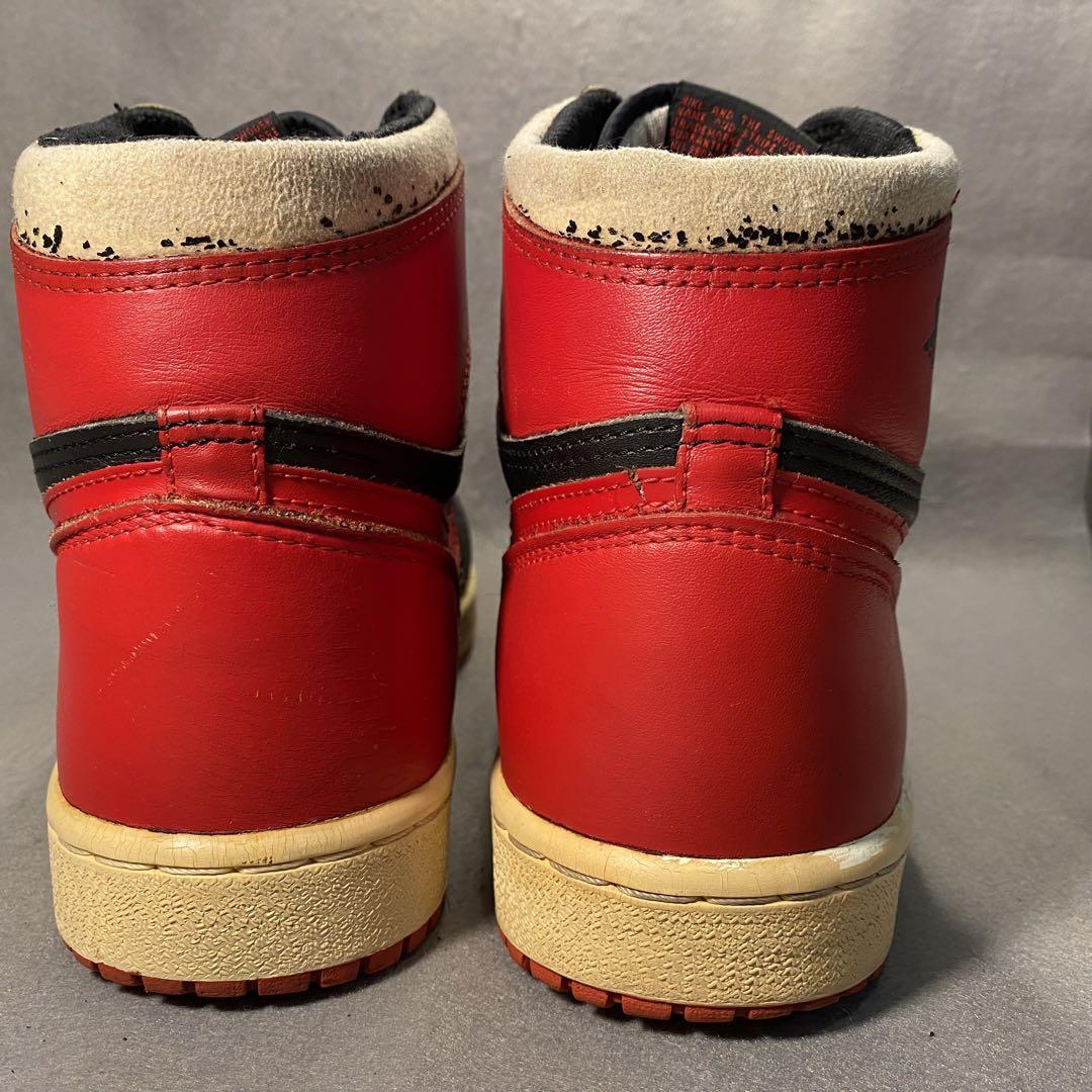ナイキ ジョーダン1 黒赤 オリジナル 1985年製 29cm AJ1OG