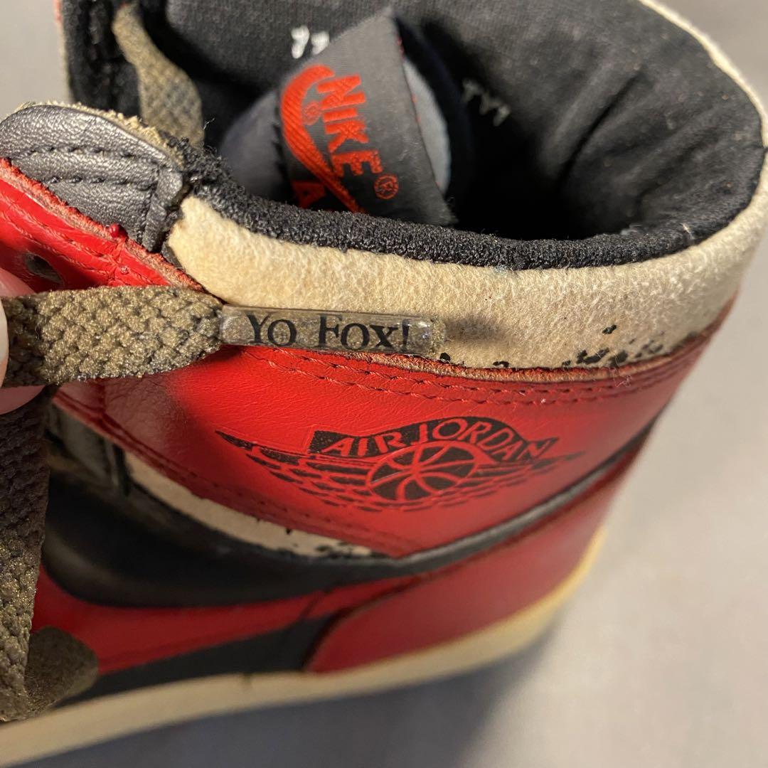 ナイキ ジョーダン1 黒赤 オリジナル 1985年製 29cm AJ1OG