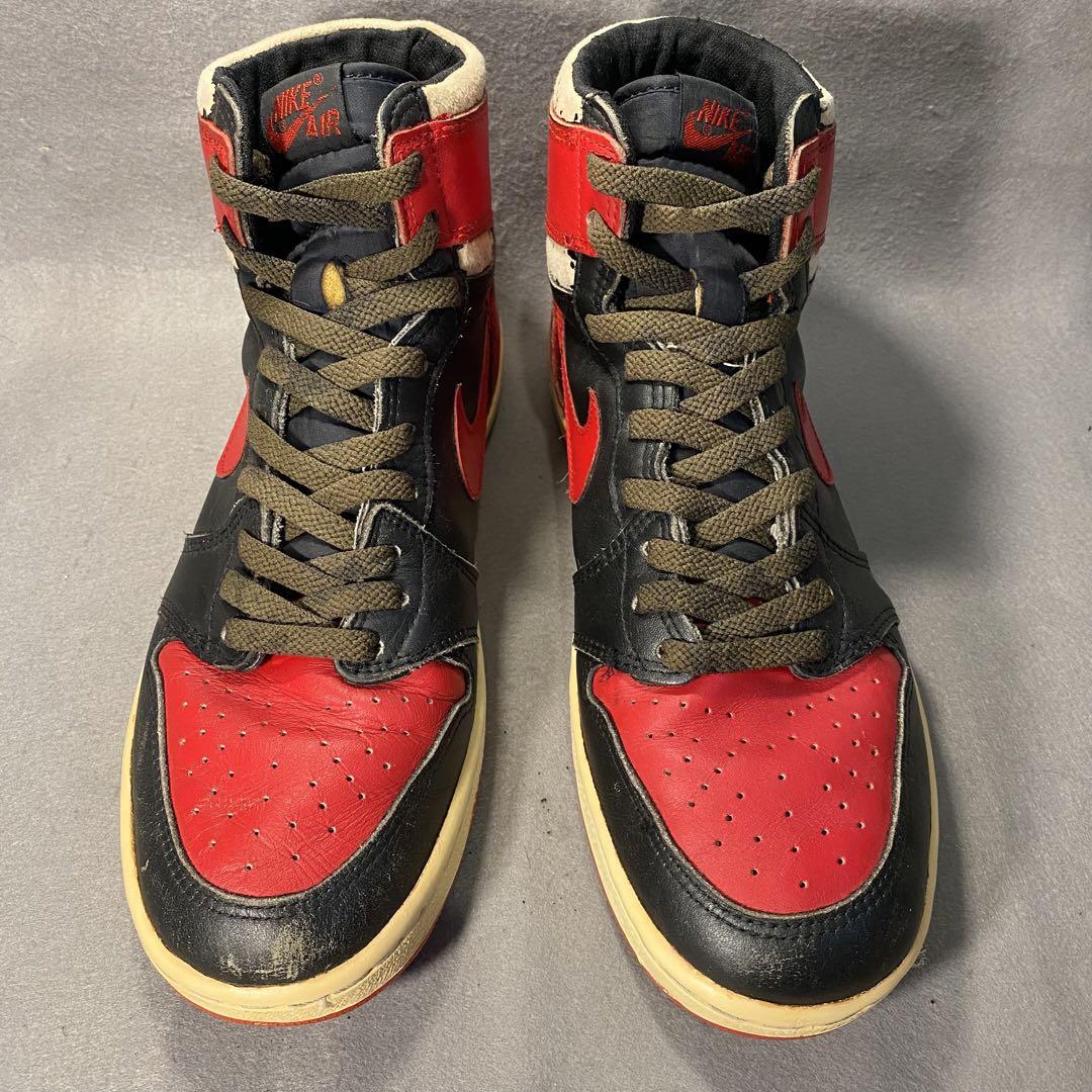 ナイキ ジョーダン1 黒赤 オリジナル 1985年製 29cm AJ1OG