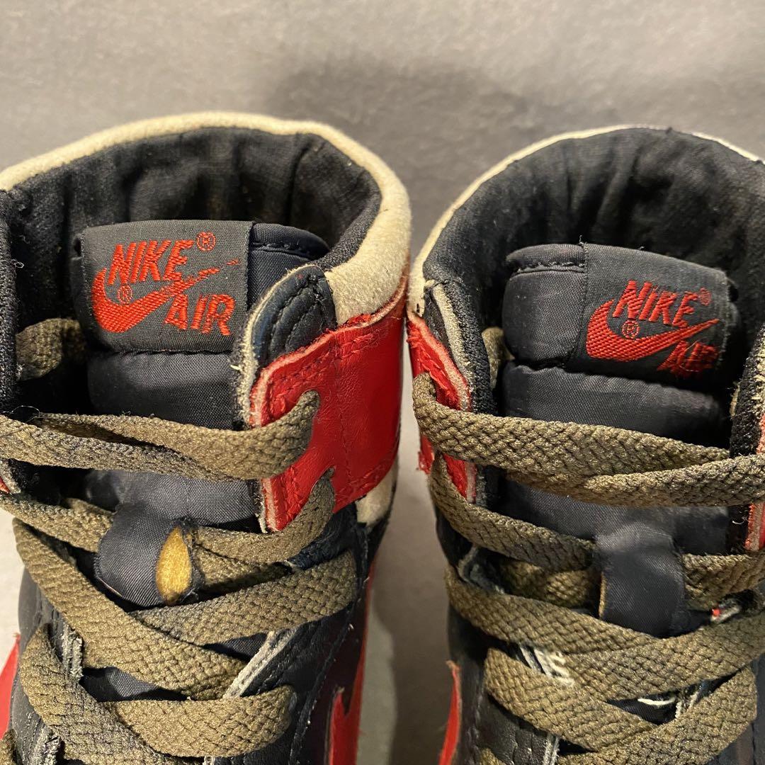 ナイキ ジョーダン1 黒赤 オリジナル 1985年製 29cm AJ1OG