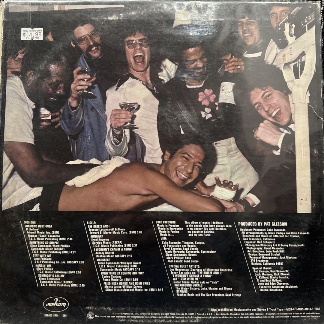 COKE ESCOVEDO / COMIN’ AT YA / LPレコード