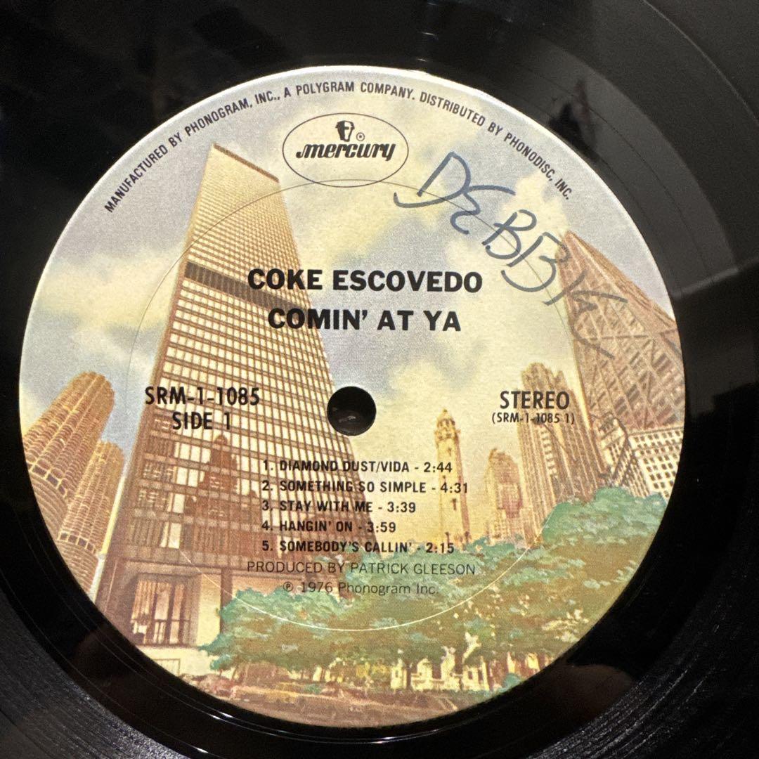 COKE ESCOVEDO / COMIN’ AT YA / LPレコード
