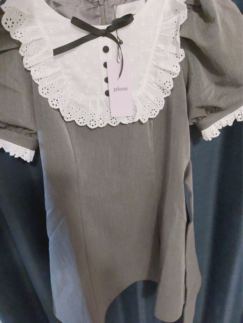 plums コットンレースドーリーカフェワンピース plums コットンレースドーリーカフェワンピース