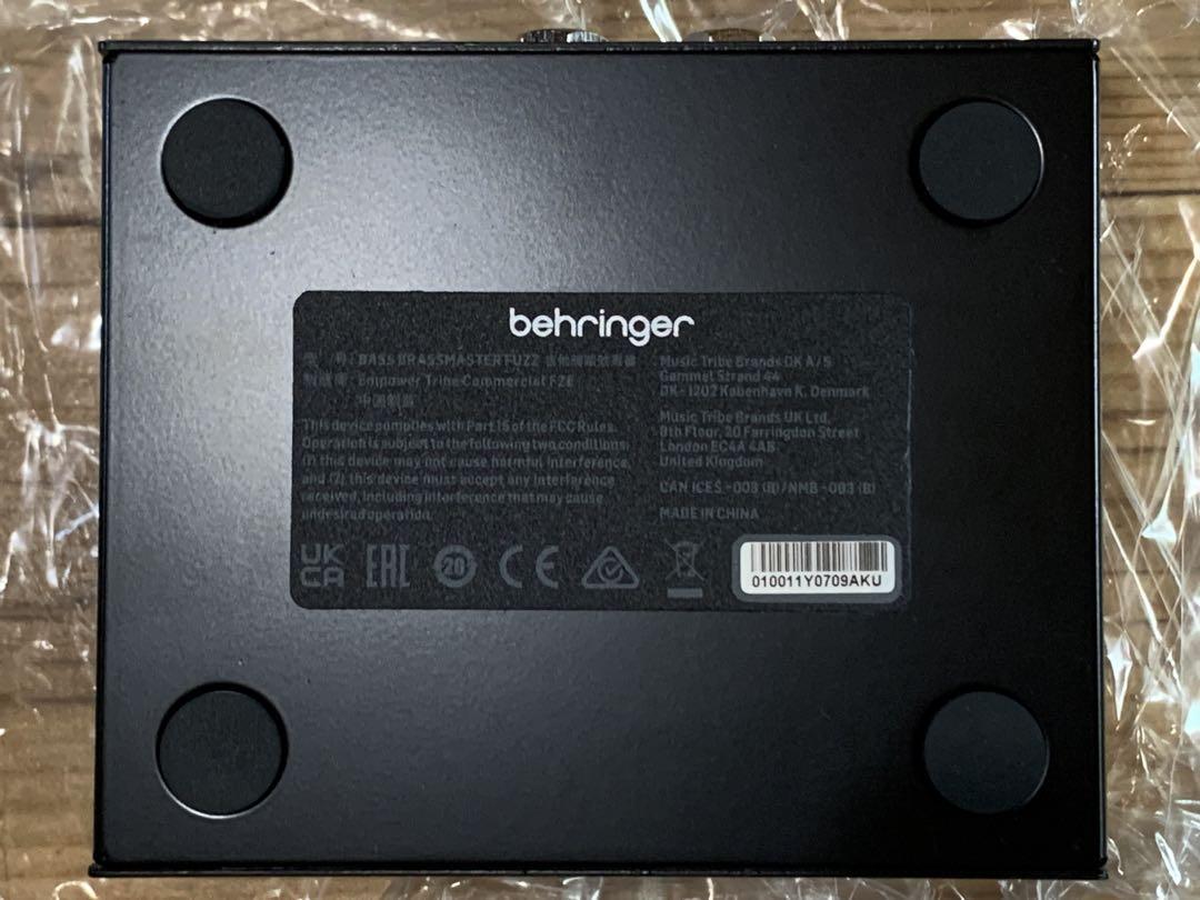 未使用品 BEHRINGER BASS BRASSMASTER FUZZ レア