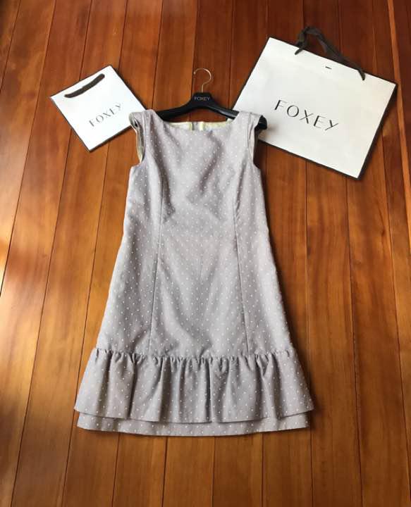 ♡極美品♡フォクシー ホワイトドロップラッフル