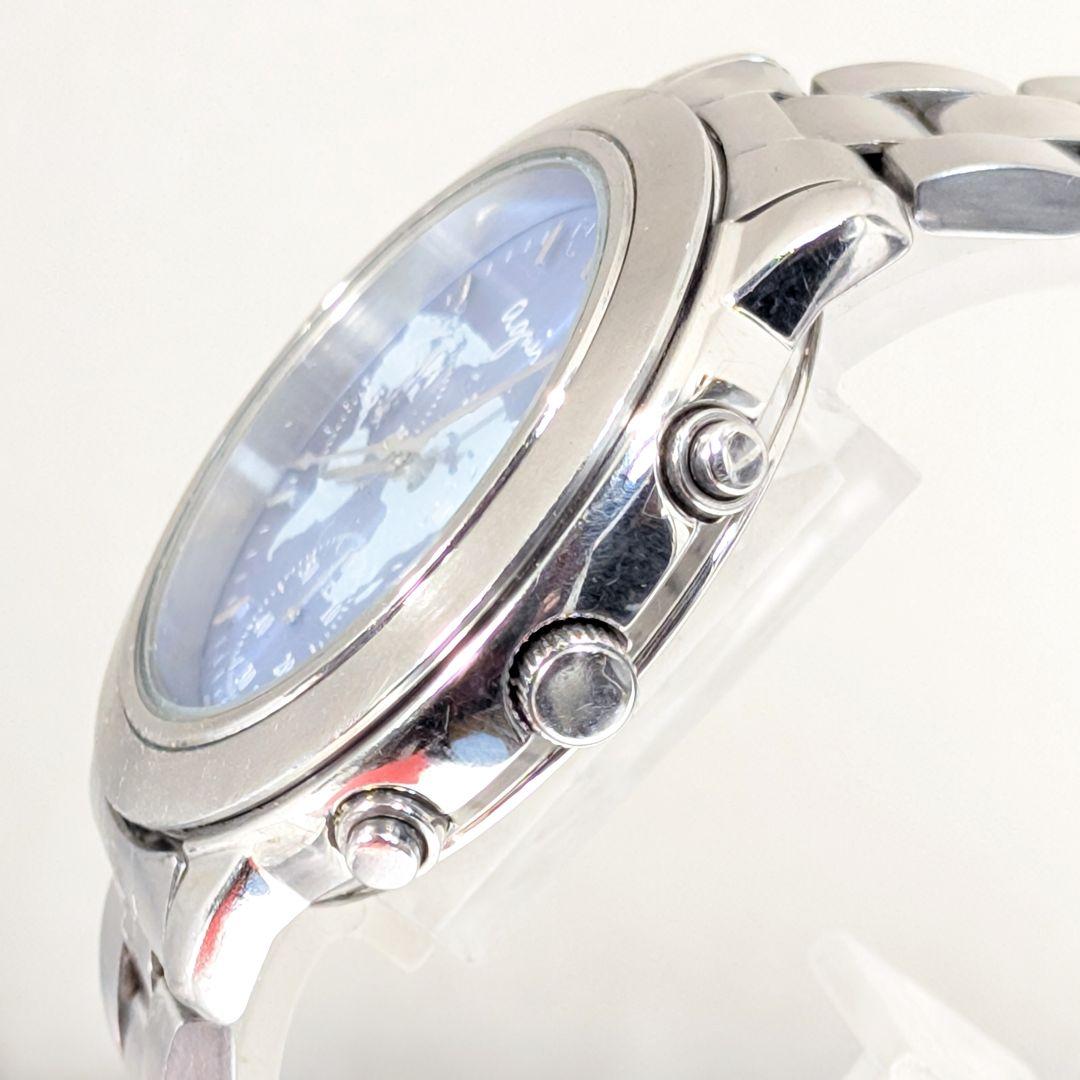 agnes b クロノグラフ レディース 電池交換済み可動品U-91