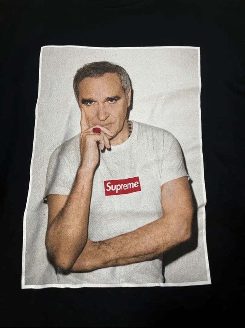 最安値で supremeモリッシーTシャツ Tシャツ/カットソー(半袖/袖なし