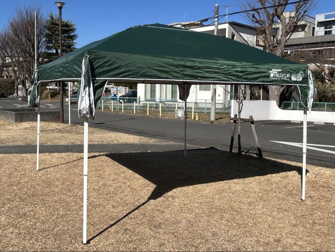 ワンタッチ　タープテント 3m×3m FIELDOOR