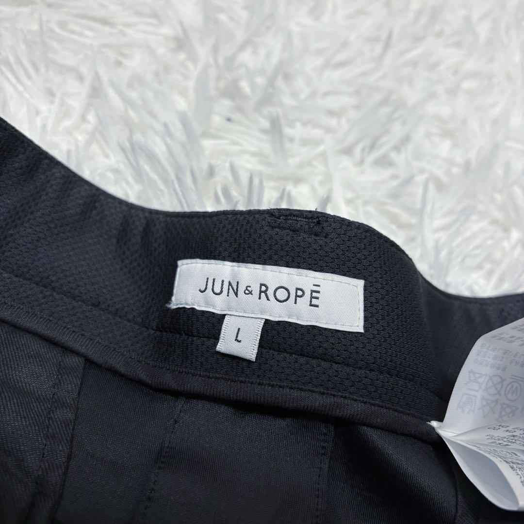 JUN&ROPE ブラック プリーツ スカート