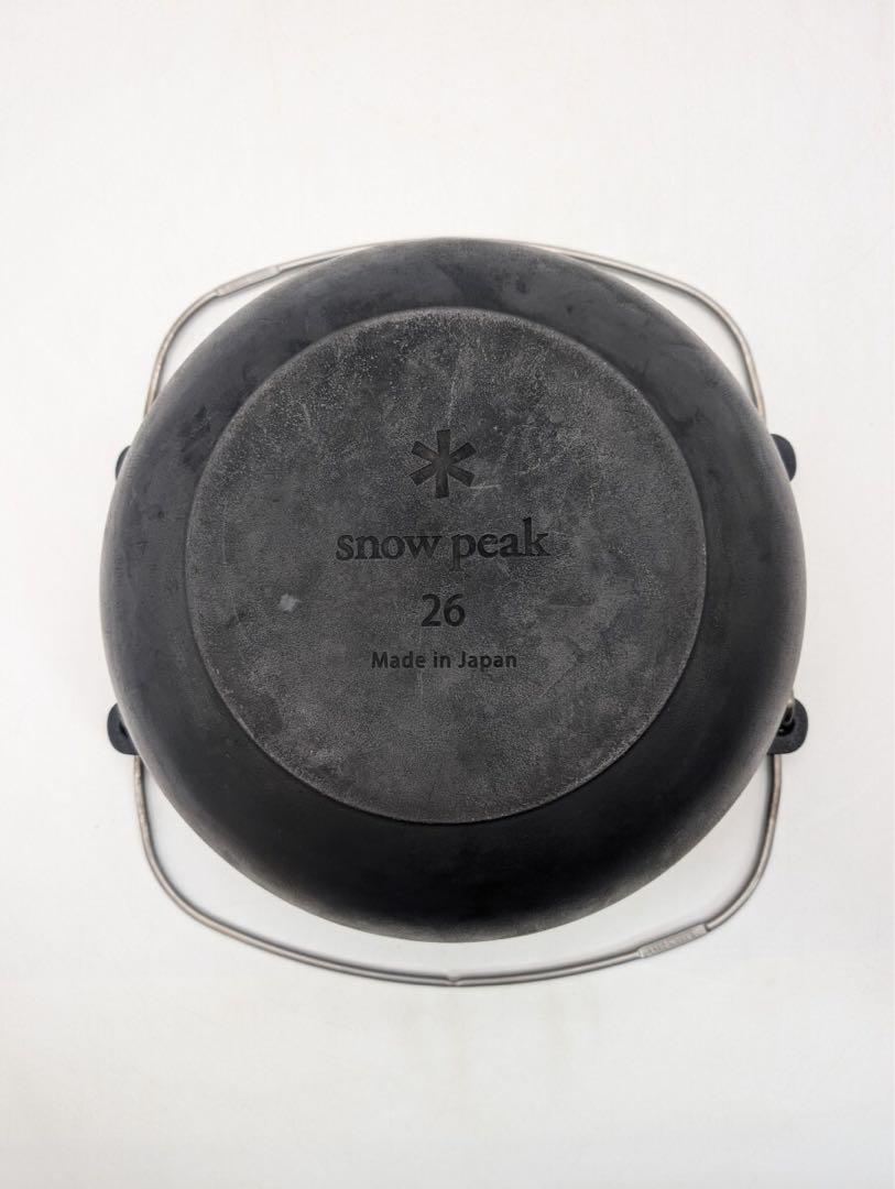 snow peak 26 和鉄　ダッチオーブン