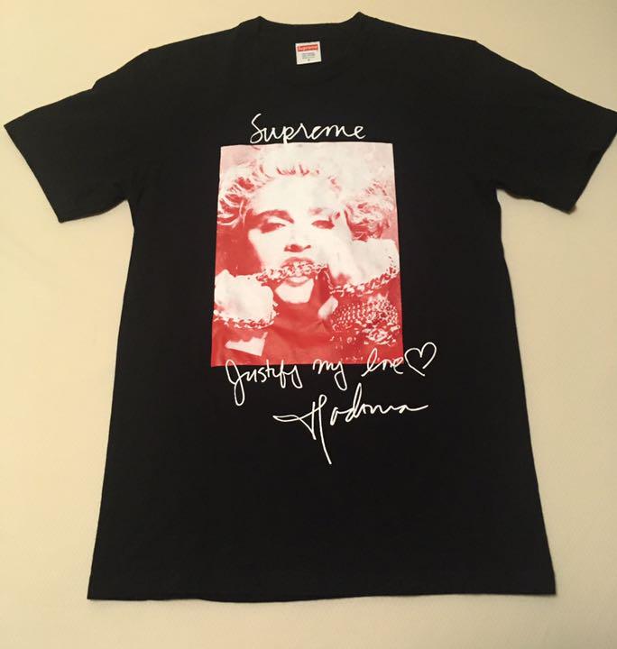supreme madonna tee black