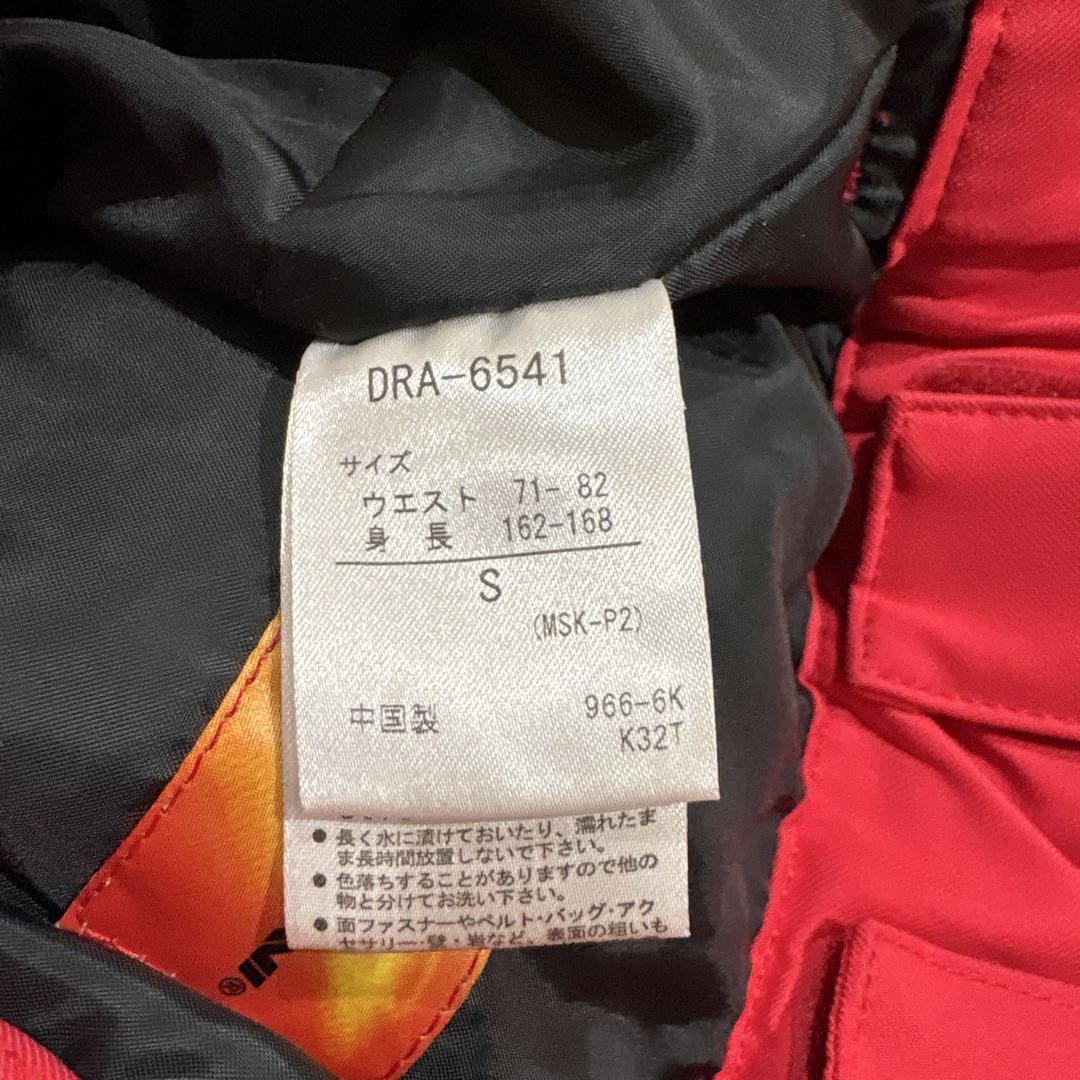 DESCENTE スキーウェア 上下セット 赤黒