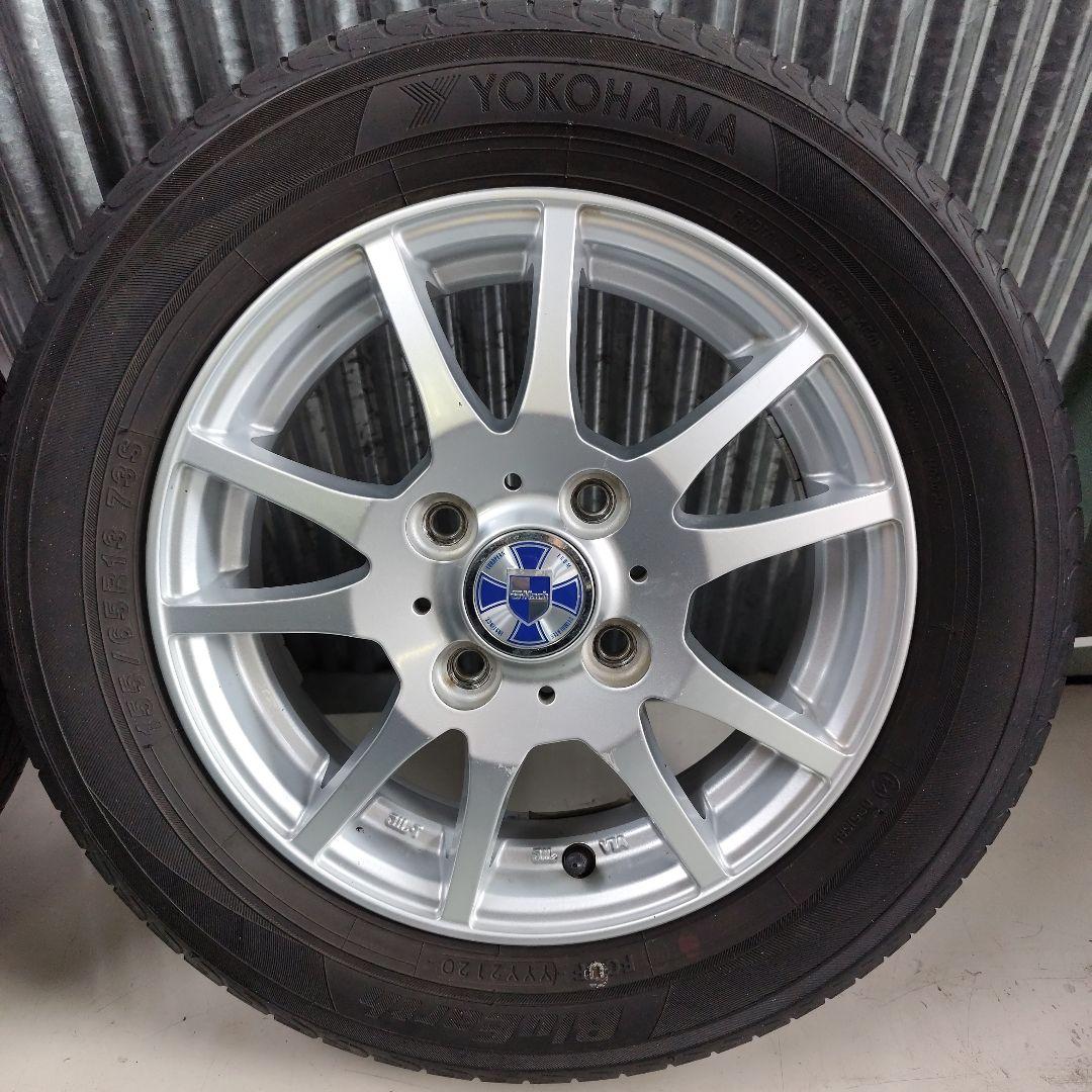 ①155/65R13 夏タイヤ×アルミ セット品 2本