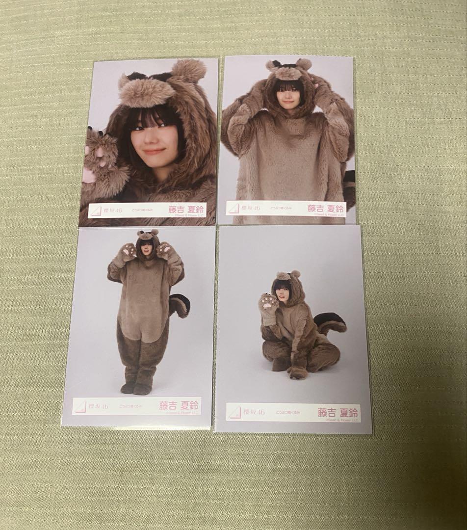 櫻坂46 藤吉夏鈴 どうぶつ着ぐるみ 4種コンプ 生写真 - メルカリ