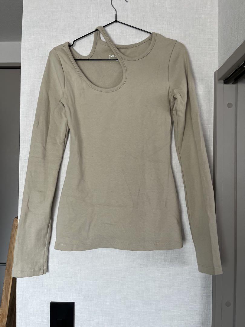 LOW CLASSIC ベージュ 長袖 Tシャツ M/L