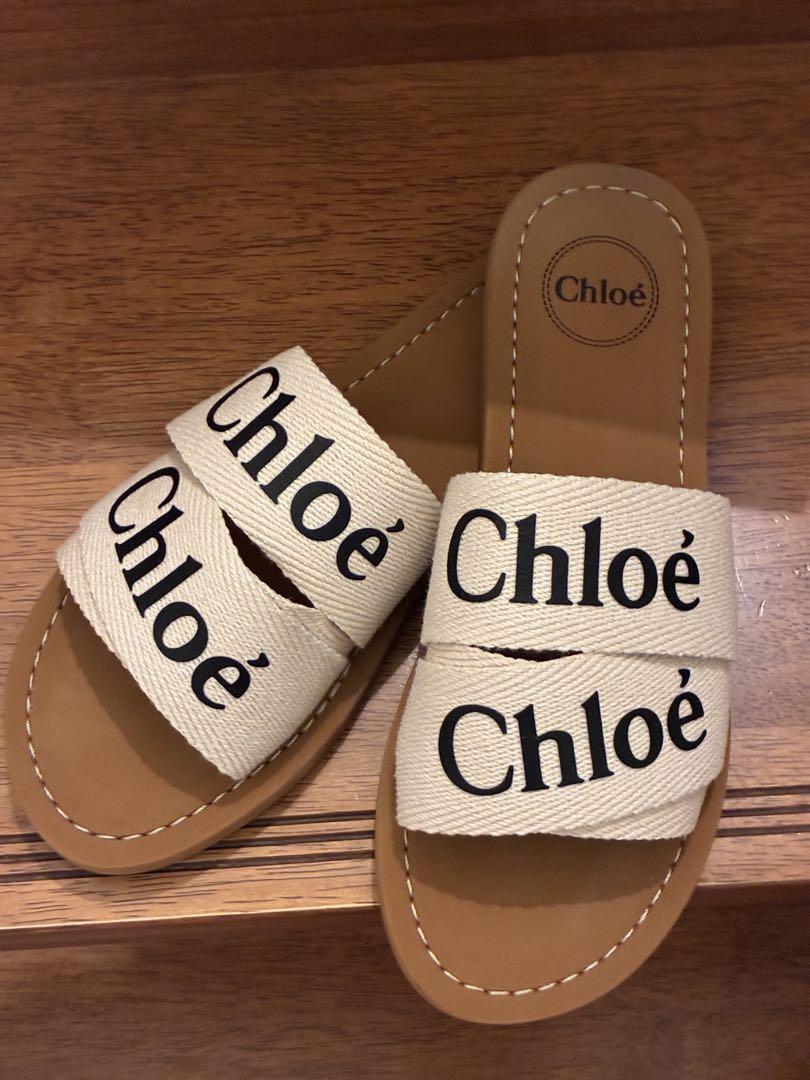 Chloé ベージュ ストラップサンダル