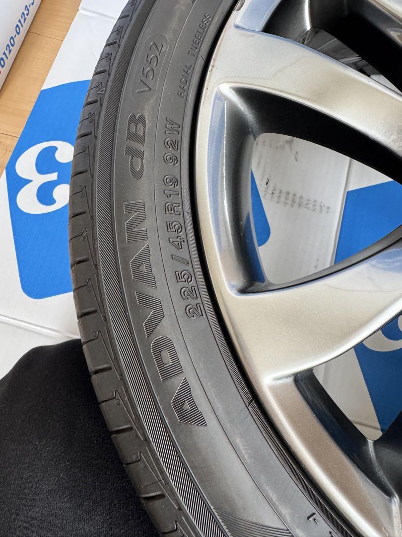 ※1本価格④アテンザ純正ホイール /YOKOHAMA ADVAN db v552