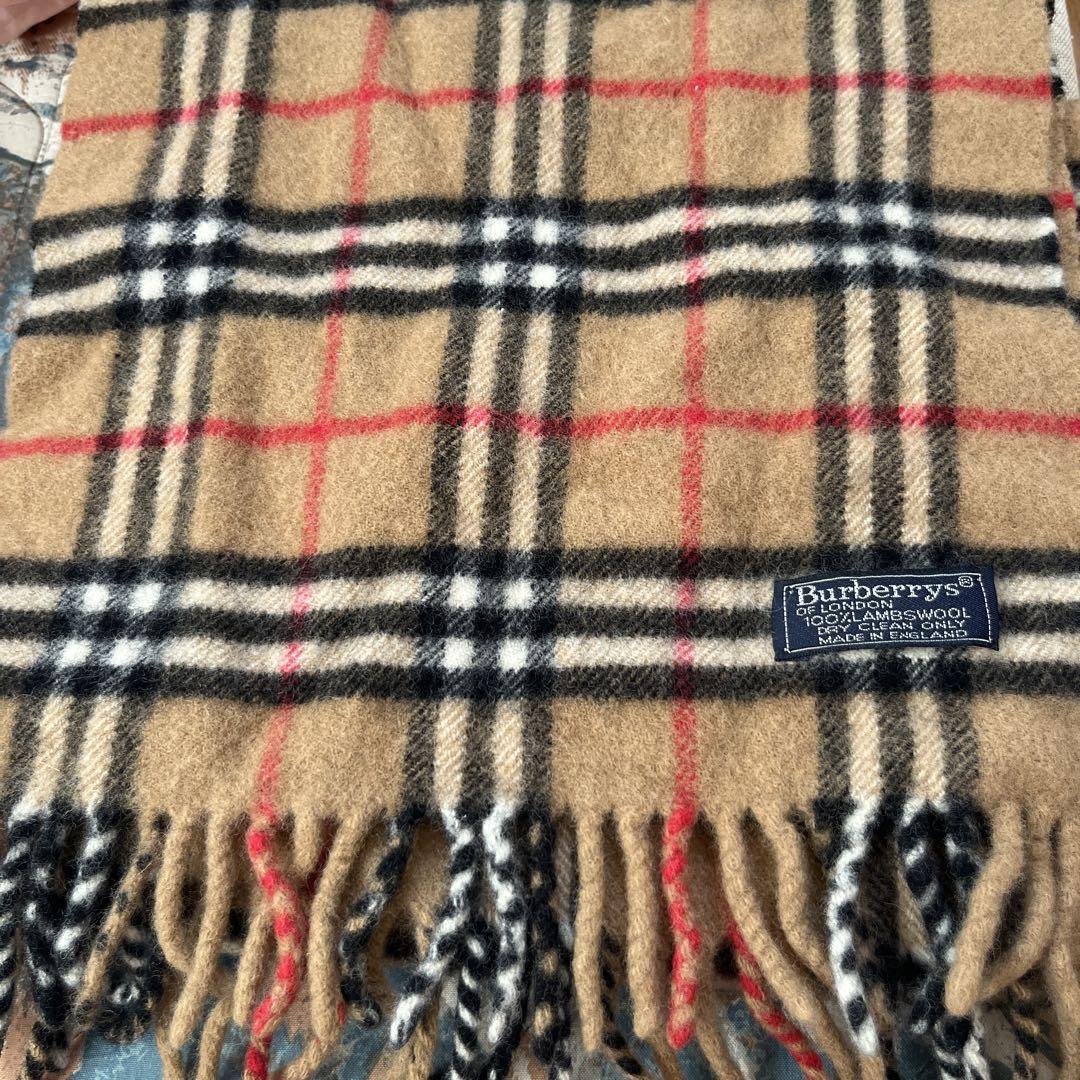 ＢＵＲＢＥＲＲＹ  マフラー　中古自宅保管品ホームクリーニング済み