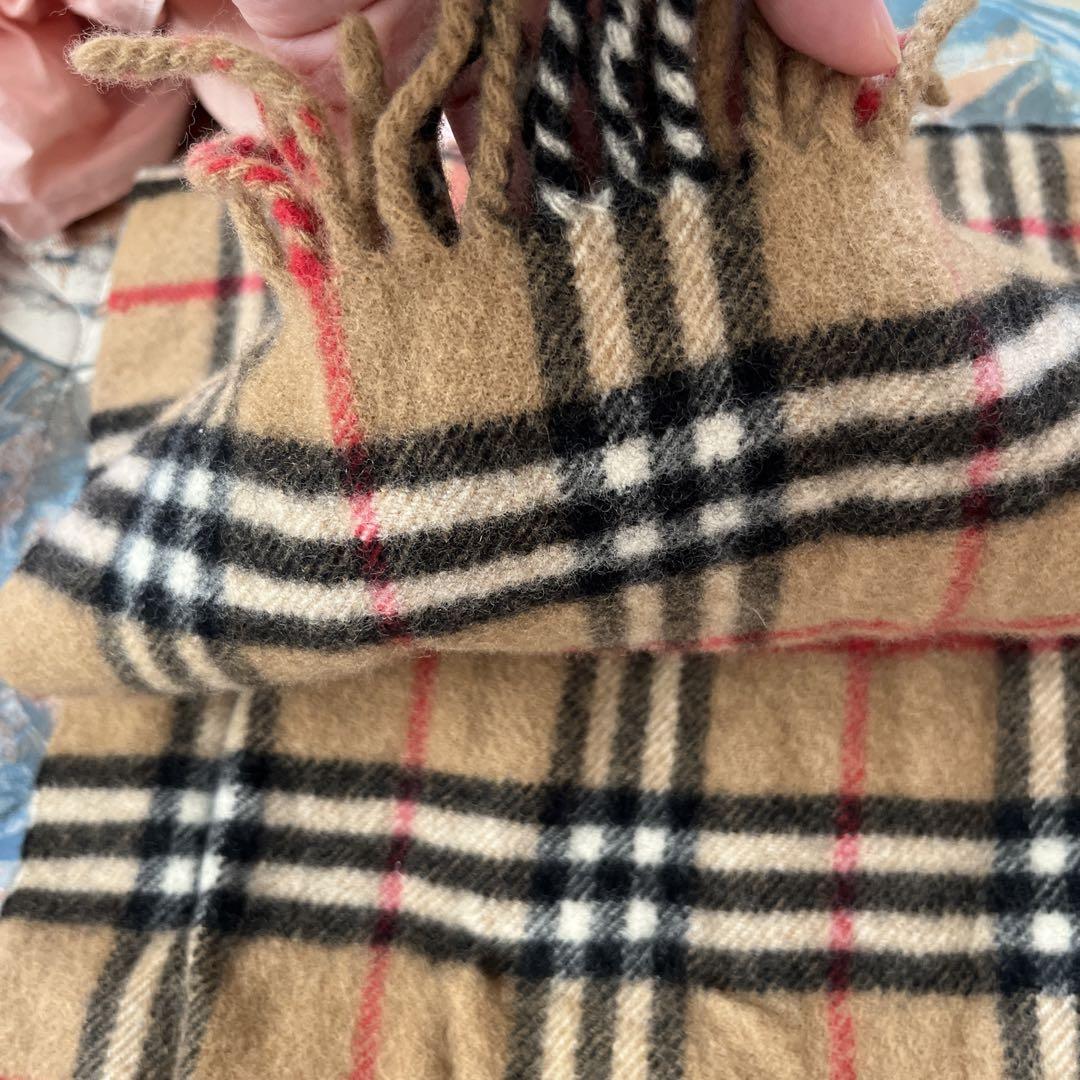 ＢＵＲＢＥＲＲＹ  マフラー　中古自宅保管品ホームクリーニング済み