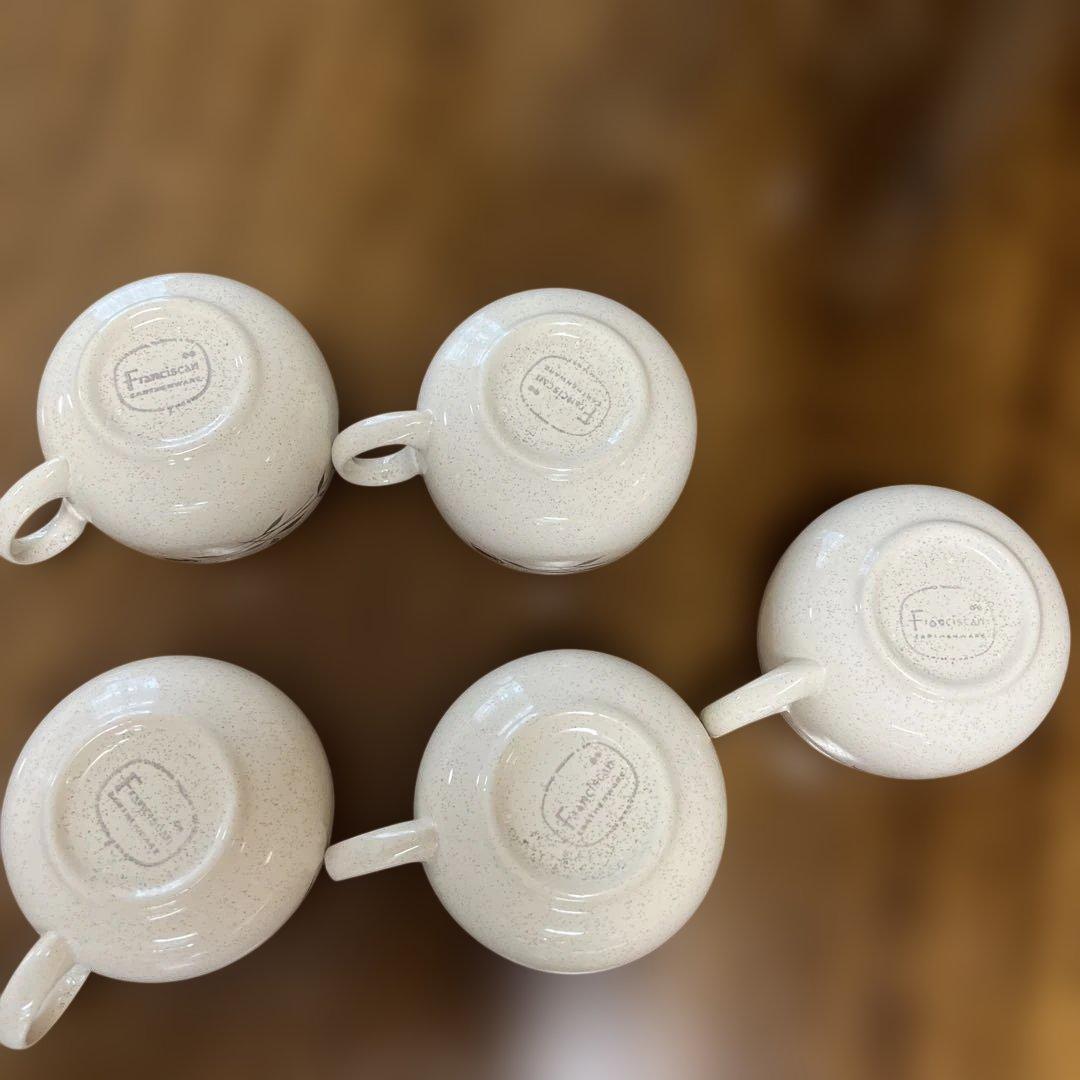 フランシスカン 花柄カップとソーサーセット