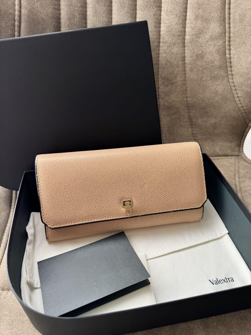 Valextra シティパース ベージュ レザー 財布 ヴァレクストラ Valextra シティパース ベージュ レザー 財布 ヴァレクストラ