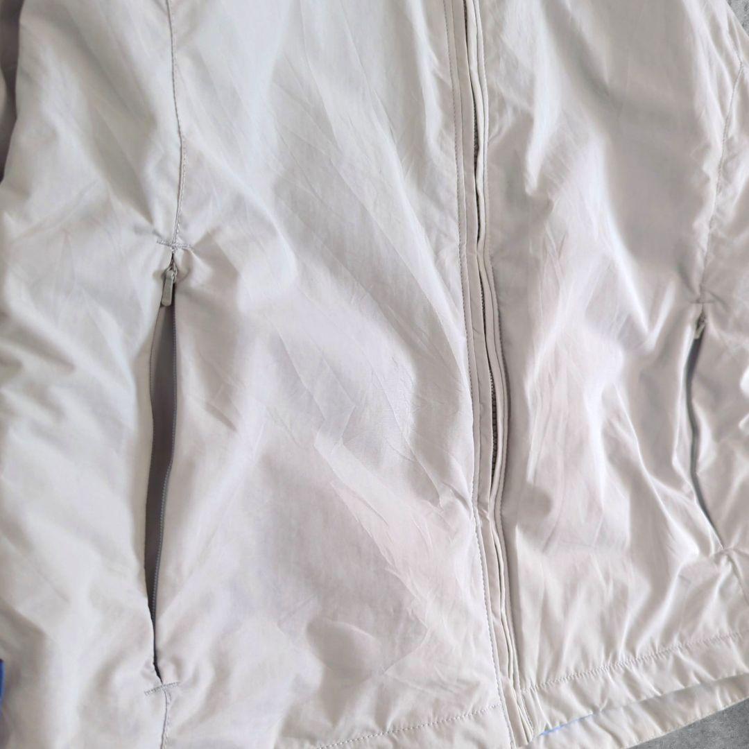 90s Columbia 裏ボアナイロンジャケット ライトグレー メンズS