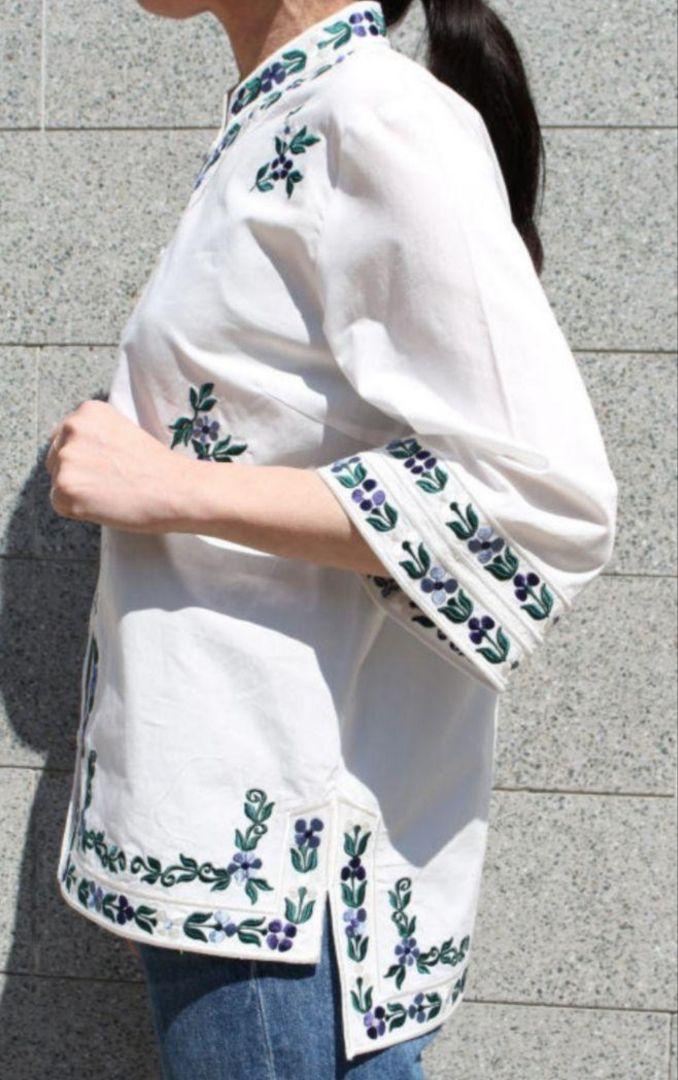 新品タグ付　CLANE　刺繍　ブラウス クラネ　mame マメ　美品