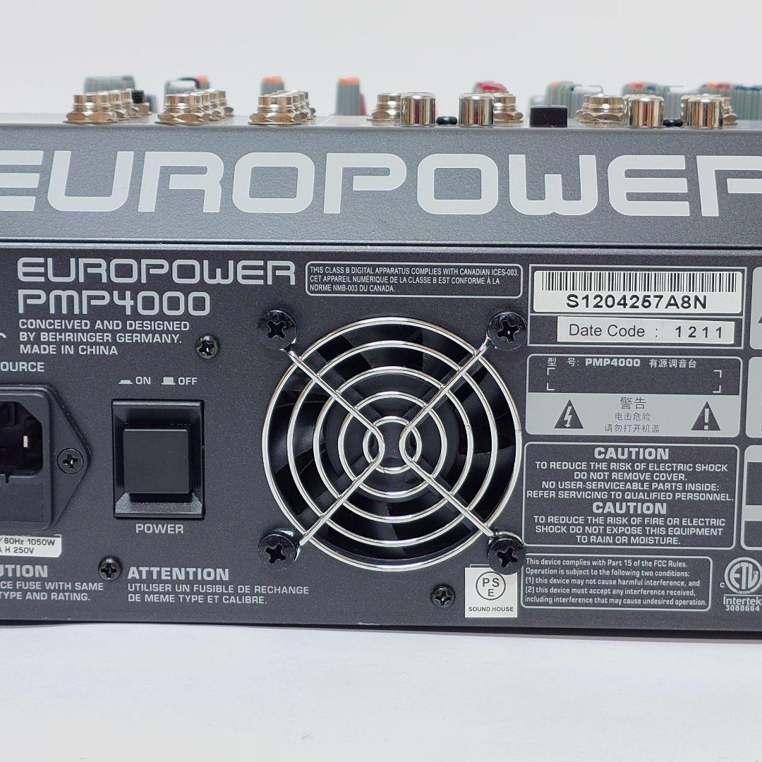 【美品】BEHRINGER PMP4000 パワードミキサー ベリンガー