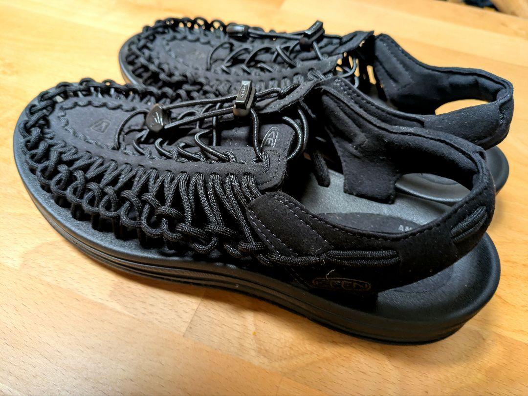 KEEN ユニークサンダル★ブラックメンズ★27cm