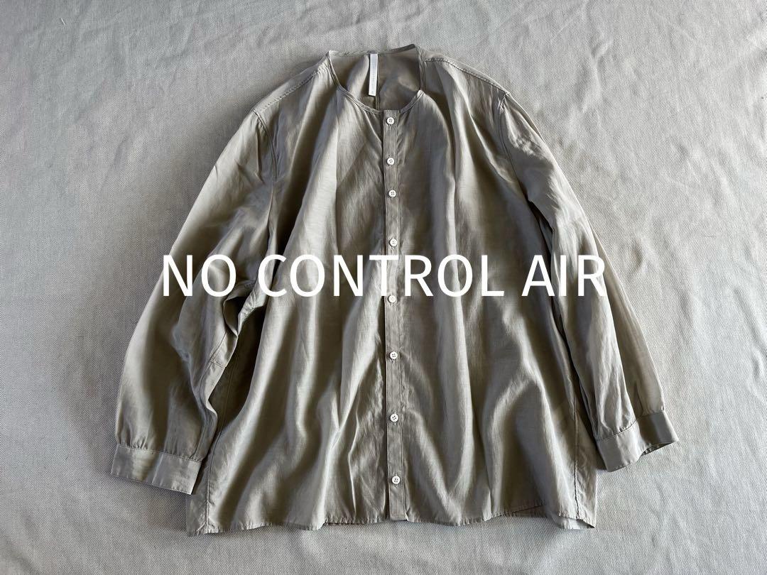 NO CONTROL AIR ノーカラーシャツブラウス
