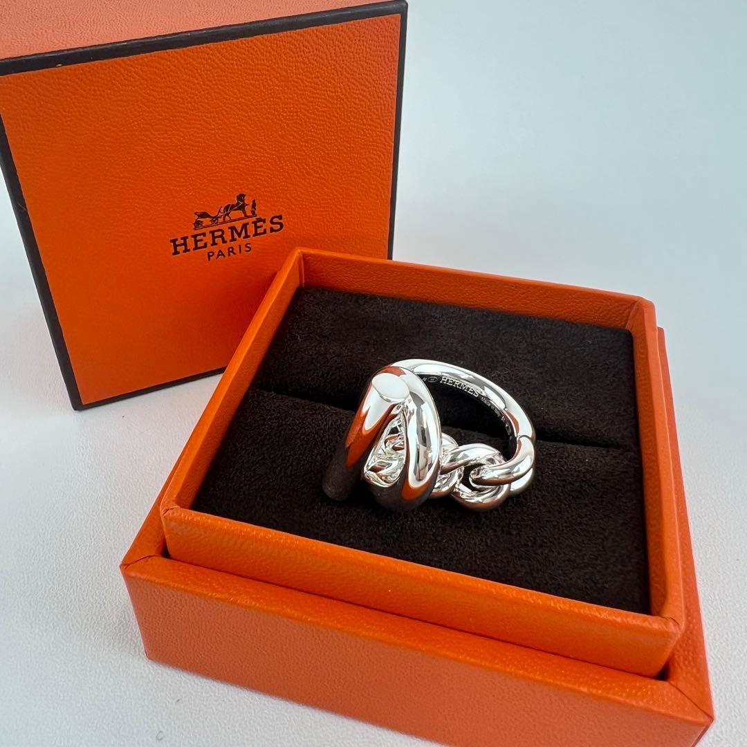 HERMES エルメス クロワゼット リング 51 シルバー 11号