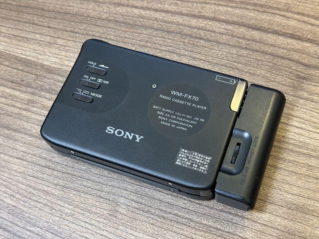 SONY カセットウォークマン　WALKMAN WM-FX70 整備動作品