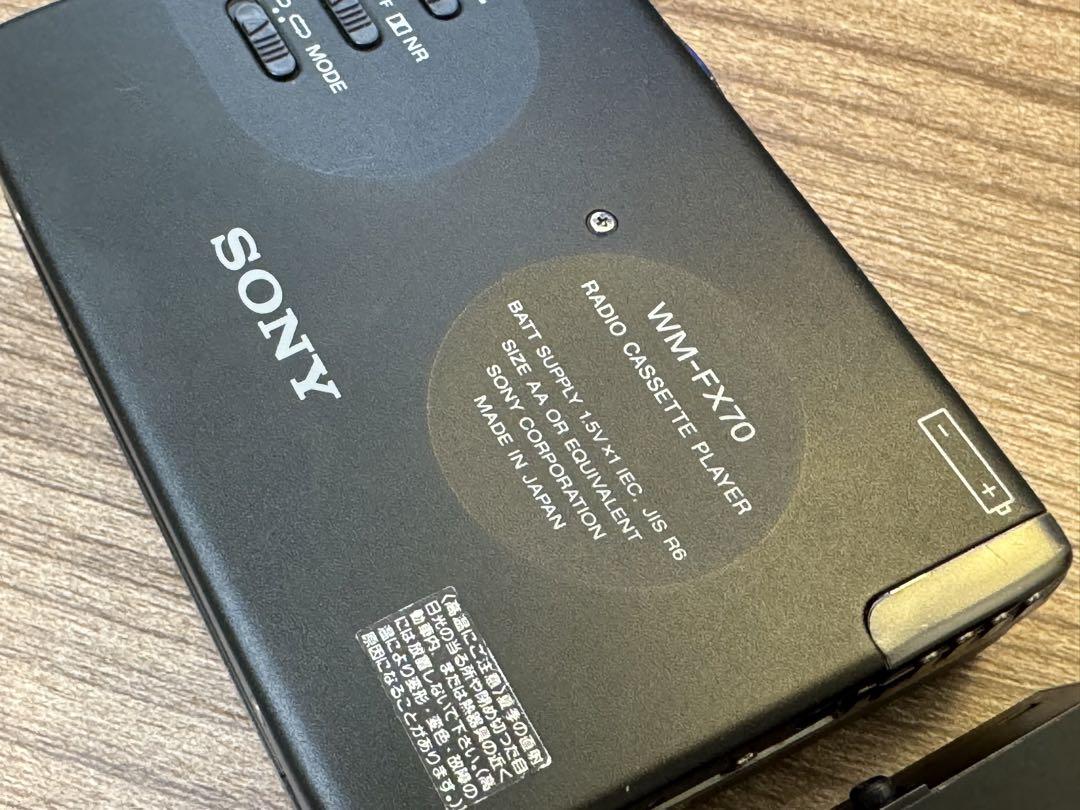 SONY カセットウォークマン　WALKMAN WM-FX70 整備動作品