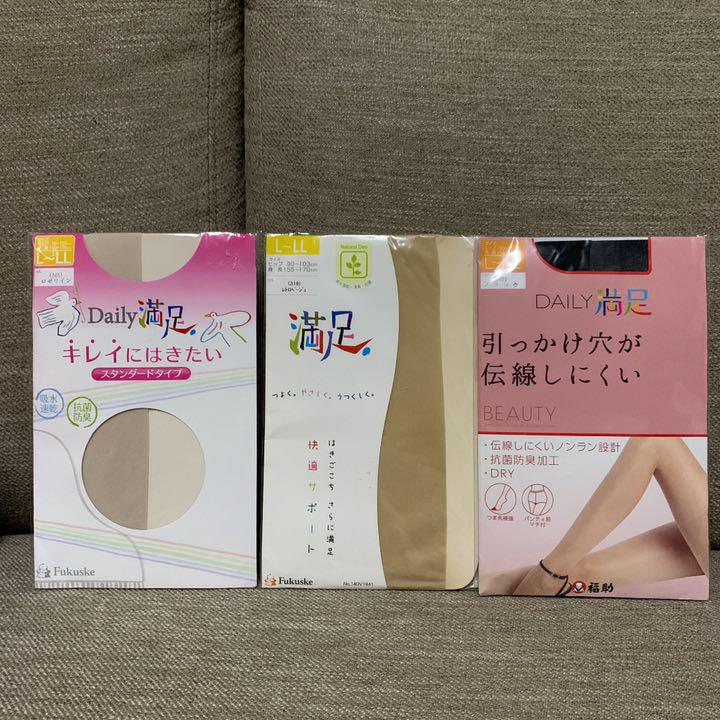 ストッキング 満足 福助 3枚セット