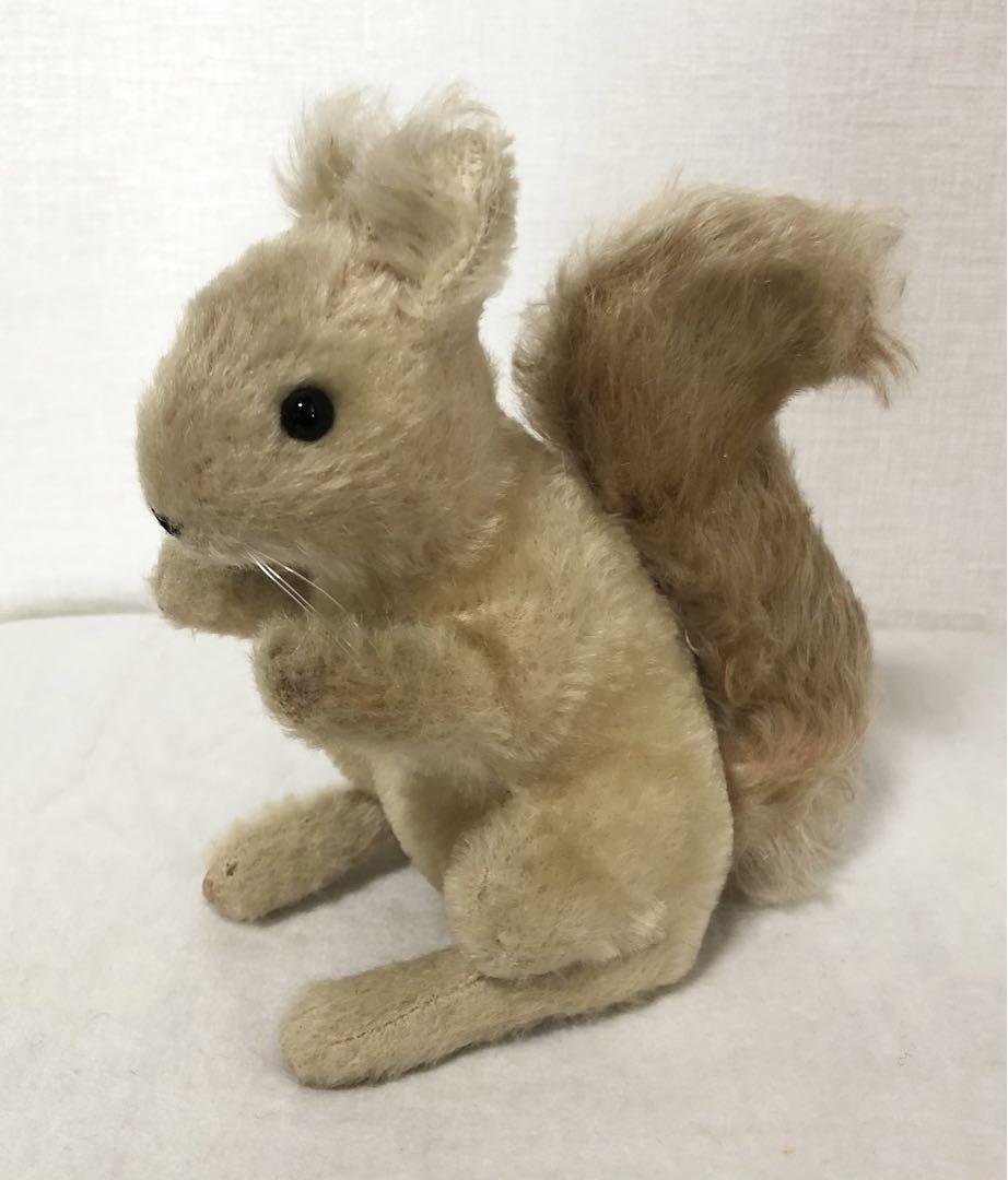 ドイツ　アンティーク　リス　ぬいぐるみ アンティークシュタイフ リス steiff perri disney ドイツ