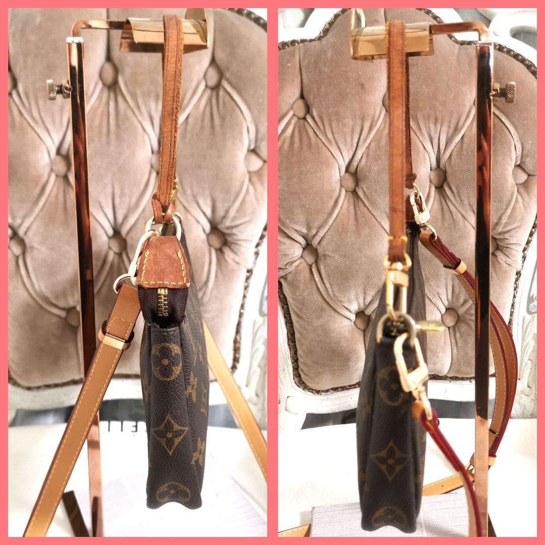 【良品】ルイヴィトン モノグラム ポシェットアクセソワール ショルダーバッグ