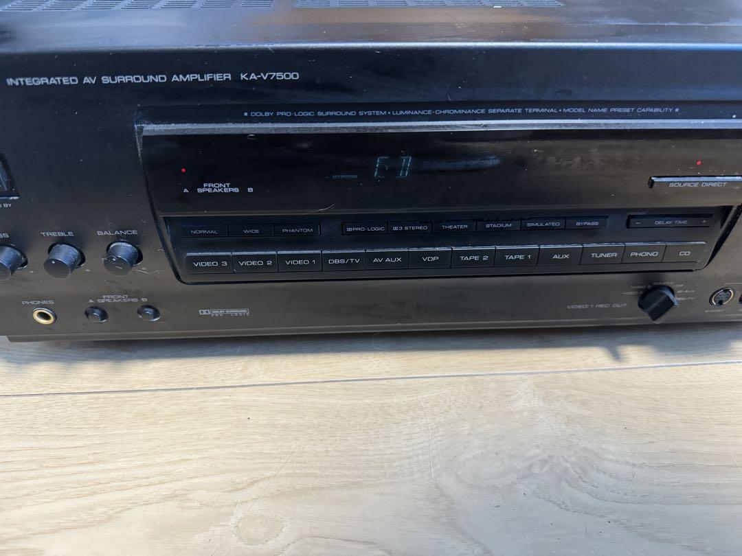 KENWOOD KA-V7500★AVアンプ ケンウッド★リモコン付 KENWOOD KA-V7500 アンプ ケンウッド卸売 通販