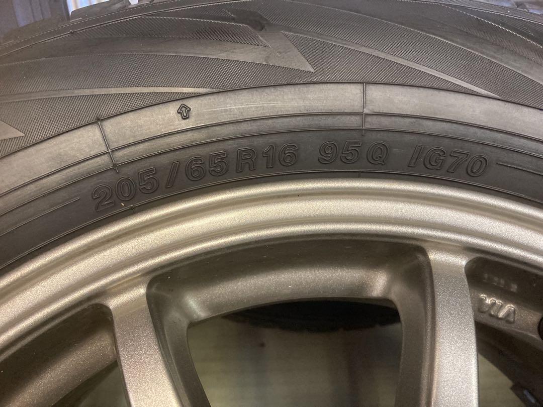 即日発送可能！引き取り可能！205/65R16スタッドレスタイヤホイールセット