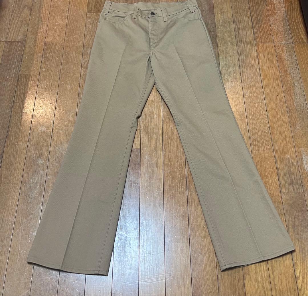 【美品】Levi's スタプレ 70〜80s 32×30ピケ