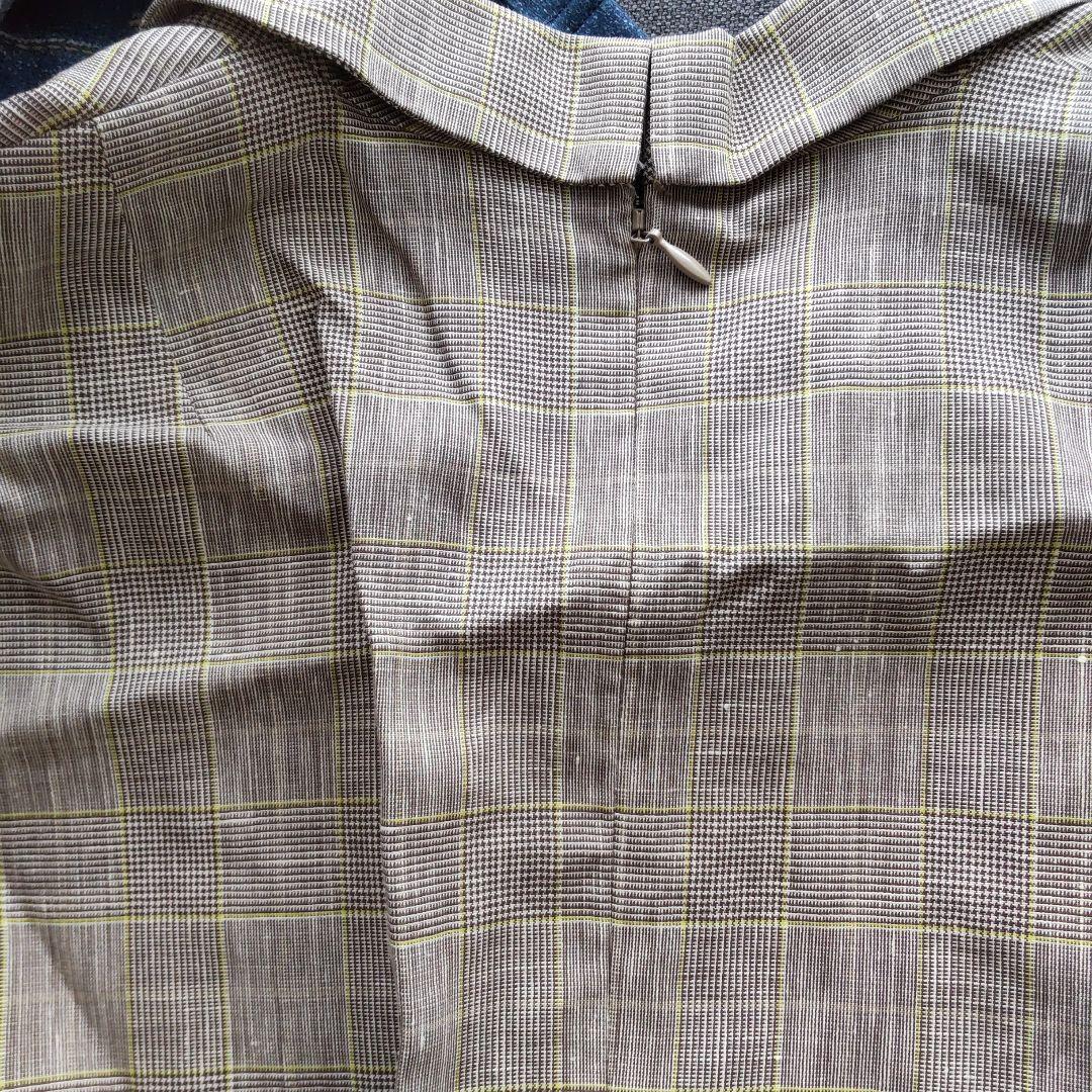 チェック柄キュロットオールインワンTOMORROWLAND