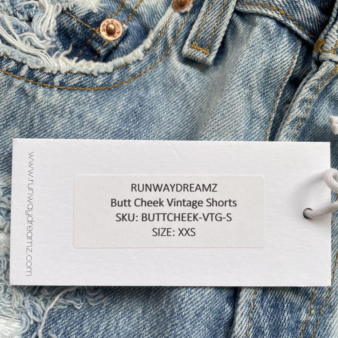RUNWAYDREAMZ ヴィンテージデニムショートパンツ日本未発売XXS①