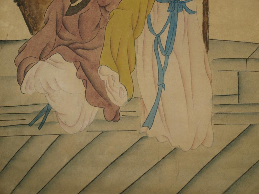 中国明時代の掛軸 激安骨董品 肉筆保証 古美術 BD114A8-1 - メルカリ
