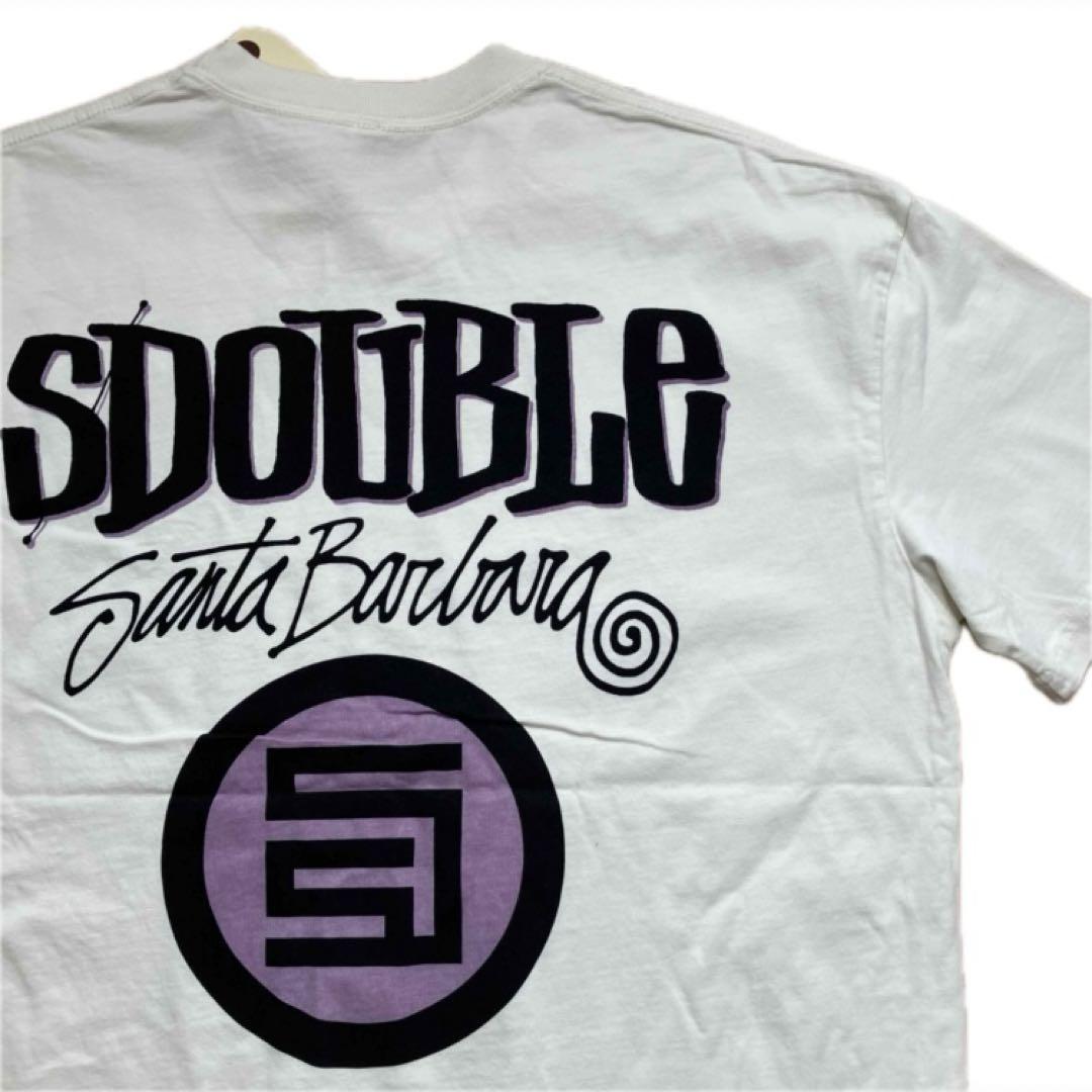 L】S/Double エスダブル ロゴ Tシャツ 半袖新品【国内未発売】白