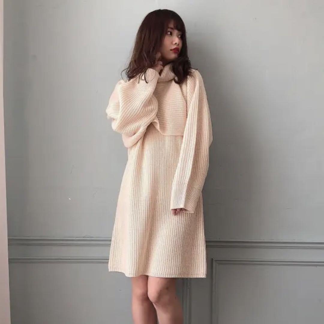 ニットワンピース